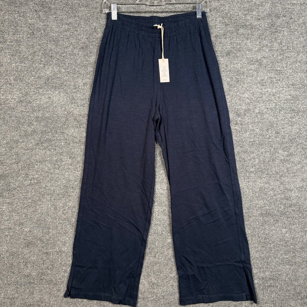 New Mersea Womens Size Small Traveler Pants Cotton Elastic Waistband Minimalist